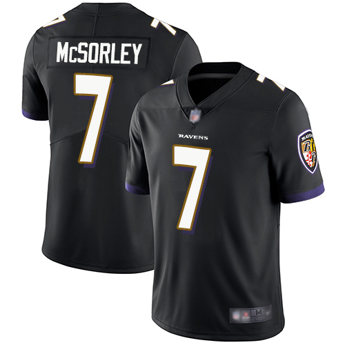Baltimore Ravens Limited Black Men Trace McSorley Alternate Jersey NFL Football #7 Vapor Untouchable